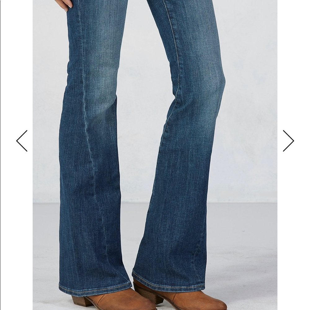 True Religion Joey flare leg blue denim jeans sz 29